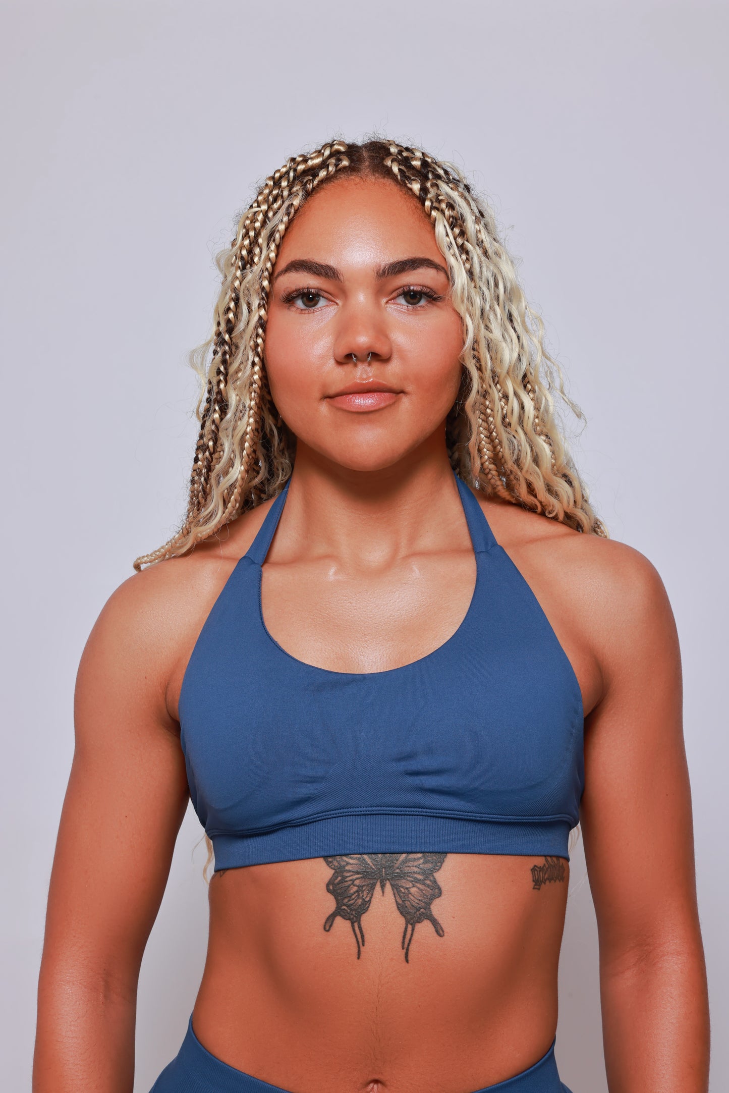 V NECK SPORTS BRA