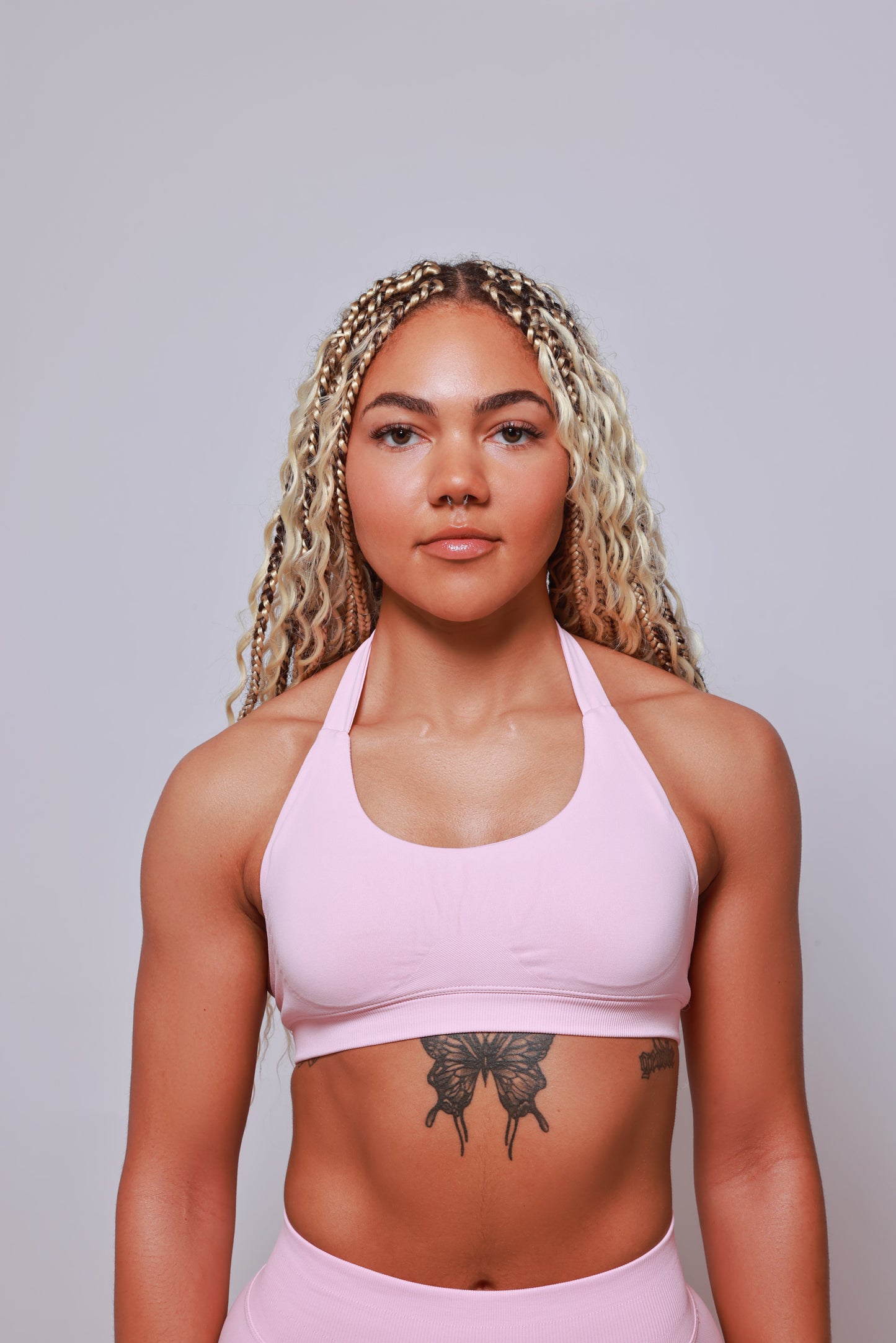 V NECK SPORTS BRA